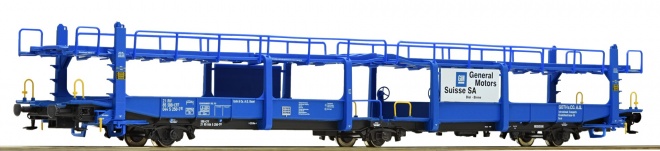 Articulated automobile transport car Goth/GM Suisse<br /><a href='images/pictures/Roco/234081.jpg' target='_blank'>Full size image</a>